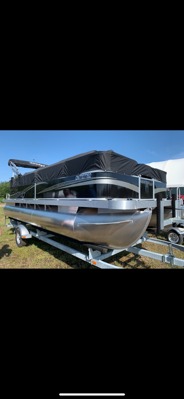 2021 20ft Montego Bay pontoon boat Powerboats & Motorboats Barrie Kijiji