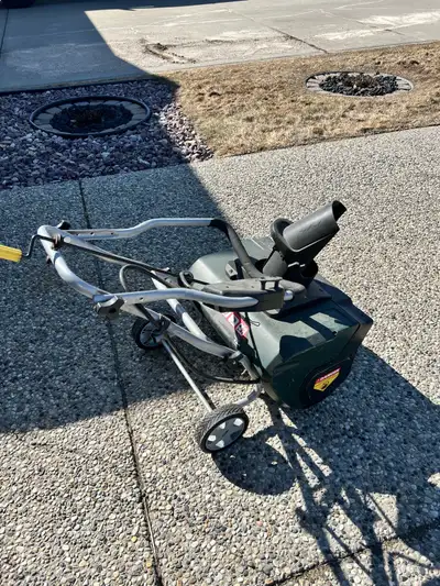 Yardworks electric snow blower, View more