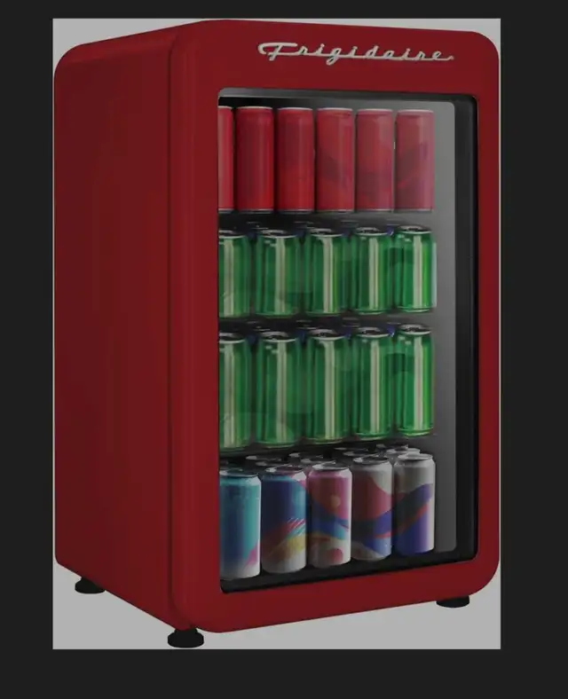NIB - Frigidaire Retro Mini Refridgerator - 3.3 cu.ft- Red in Refrigerators in Barrie - Image 2