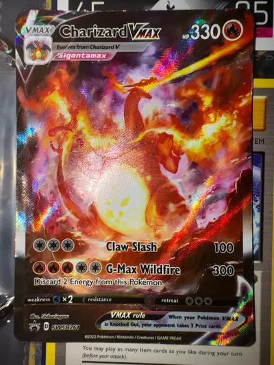 Charizard Vmax pokemon card, View more