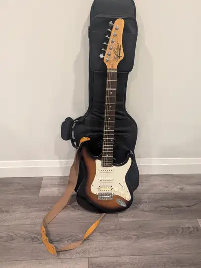 Oscar Schmidt Washburn Shadow Body Electric Guitar with Case, View more