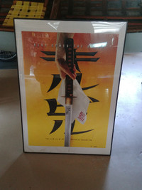 Kill Bill Movie Poster in frame