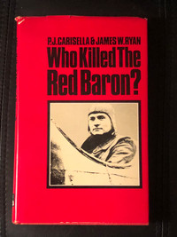 Who killed the red Baron? Hardcover book