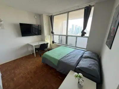Hello guys! Private furnished room available in a 4-bedroom apartment at 565 Sherbourne St. This is...