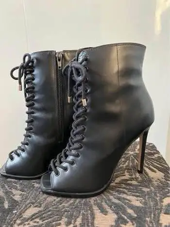 High heel booties (size 7), View more