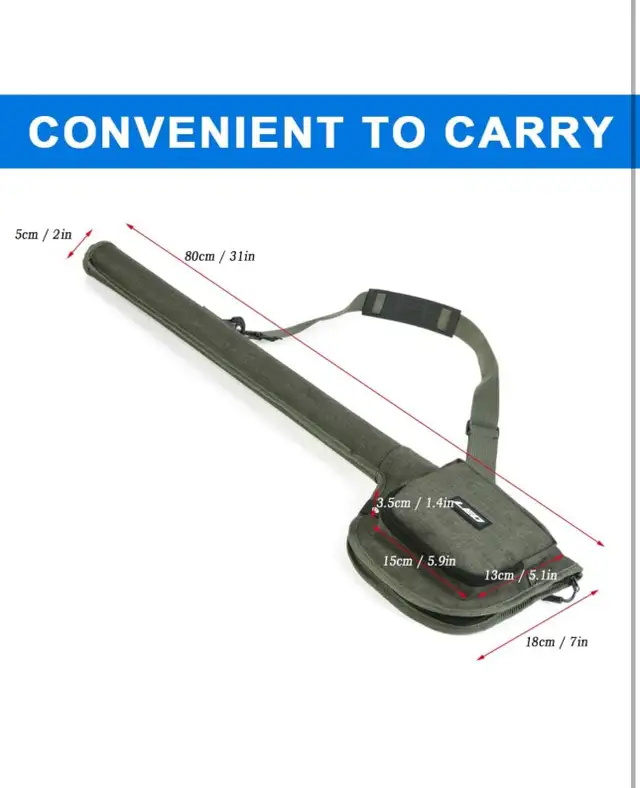 Doorslay Fly Rod Fishing Case 31” in Fishing, Camping & Outdoors in Hamilton - Image 4