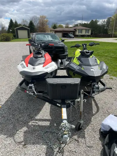 2023 AND 2024 Seadoo Spark Trixx. Both come with covers, audio (as seen in picture), bumpers, and st...
