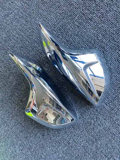 2002~2014 Yamaha BWS125 Hand Guard Wind Protector Shield L+R (chrome) $22.20/set Pick up East Regina...