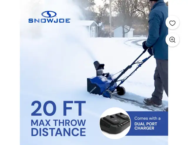 Snow Joe Electric Snow Blower in Snowblowers in Ottawa - Image 5