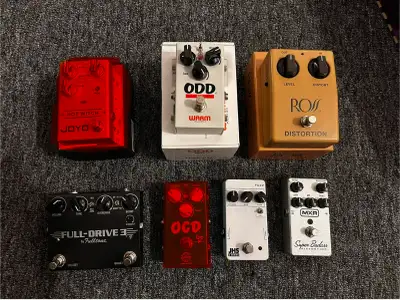 Fulltone, JHS, Ross, Warm Audio, MXR pedals , View more