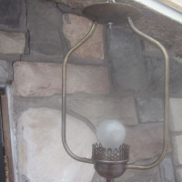 Vintage Hanging Swag Lamp Light