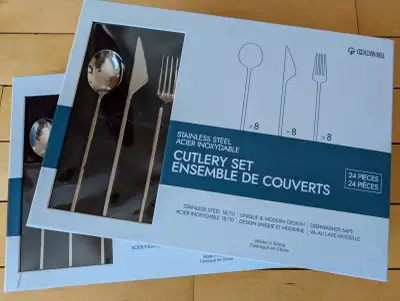 Goldenbell Cutlery Set - BNIB - 24pc Stainless Steel $32.00, View more