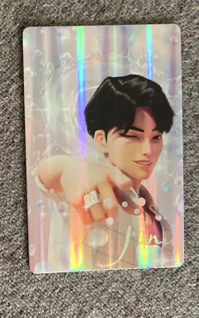 Jinu Saja Boys Kpop Demon Hunters Mcdonalds Photo Card $5 Cash Only (No Trades) Located by Clareview...