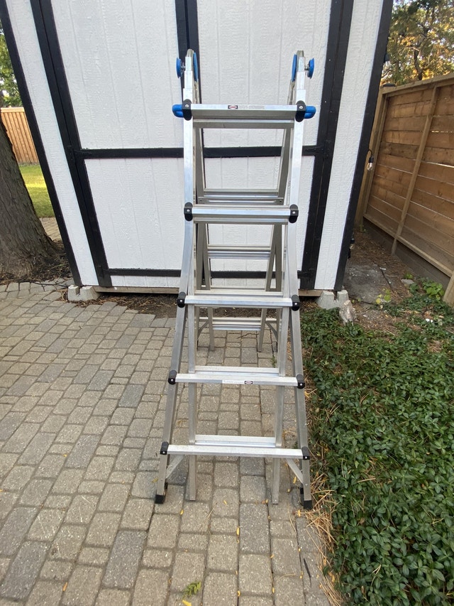 Master craft Grade 1A Aluminum Multitask Ladder Ladders