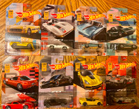 Hot Wheels Corvette Complete Set of 8 cars