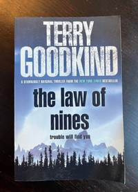 The Law of Nines by Terry Goodkind Paperback Book