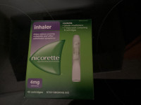 Nicolette inhaler 4 mg  6 boxes $25
