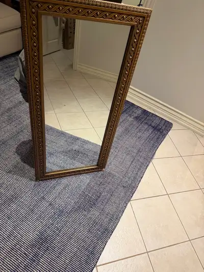 Antique rectangular mirror , View more