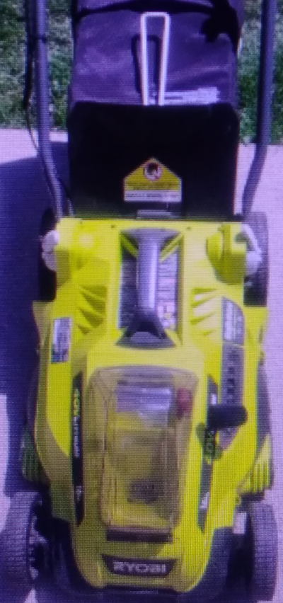 Ryobi 40V 16 inch Push Lawnmower & Charger Needs Batteries, View more