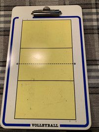 Volleyball coaching clip board