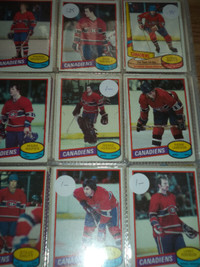 A VENDRE cartes de hockey des Canadiens de Montreal