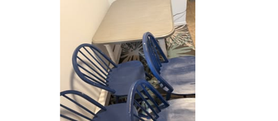 4 chairs and a expandable dining table, View more