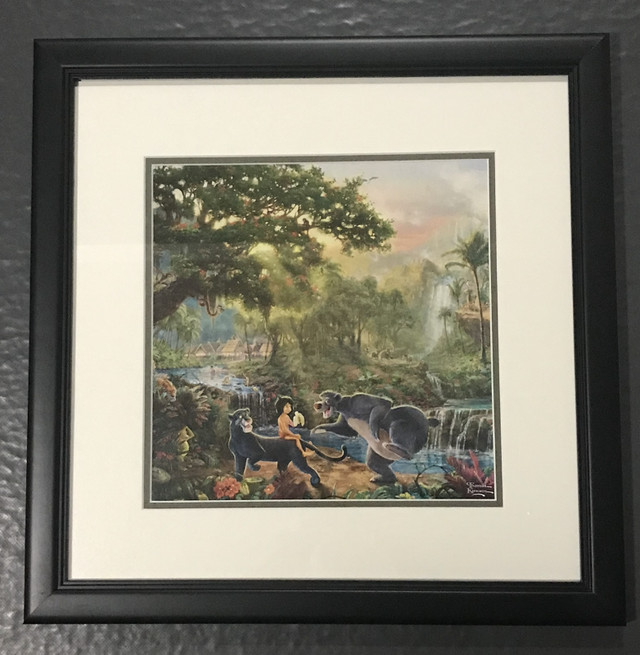 Disney Framed Art Print Jungle Book in Arts & Collectibles in St. Albert