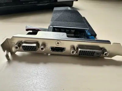 ASUS NVIDIA GeForce GT 710 2GB GDDR5 Graphics Card (GT710-SL-2GD, View more