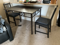 Dining table w/2 chairs