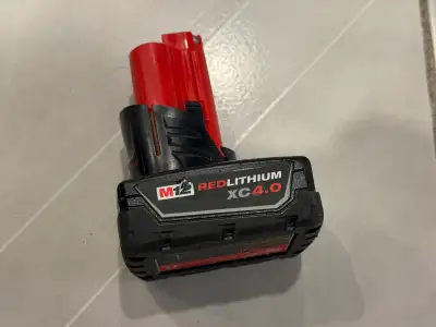 Milwaukee M12 4ah Battery, View more