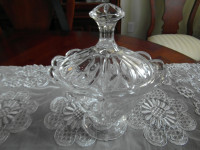 Decorative Glass Container with lid