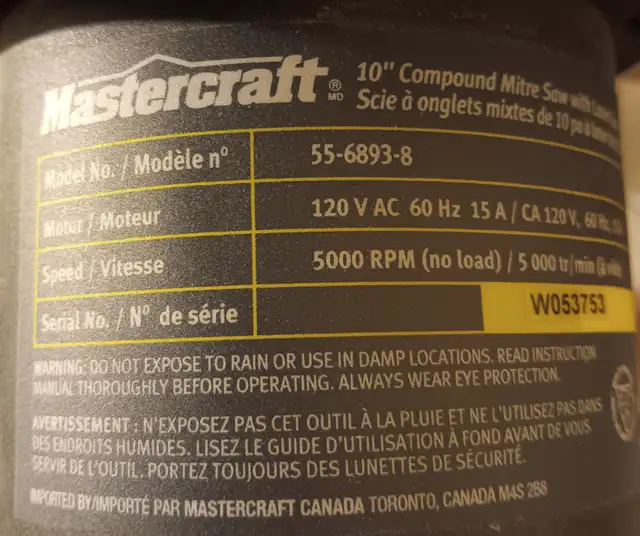Mitre Saw in Power Tools in Markham / York Region - Image 3
