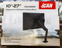iCAN Single Screen 360 Degrees Desktop Mount - USED