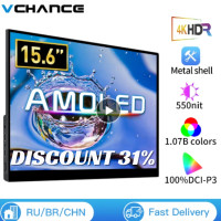 VCHANCE 15.6 Inch 4K OLED Touch Screen Portable Monitor USB-C HD