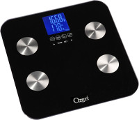 Ozeri Touch 440 lbs Total Body Scale Measures Weight Fat Muscle