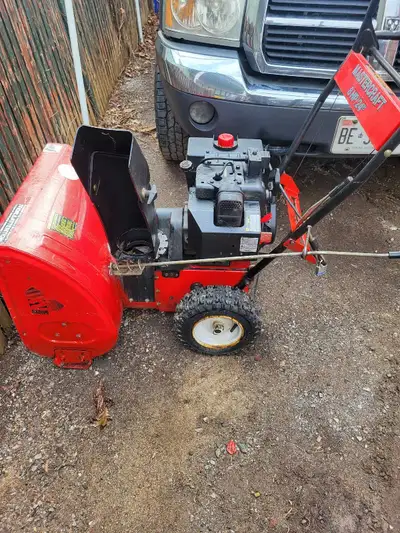 Mastercraft Snowblower 8HP 24", View more