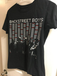 Backstreet Boys DNA World Tour Merch T-Shirt in Black, Size Smal
