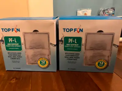PF-L Large Top Fin Silentstream Power Filter Cartridges, Voir plus