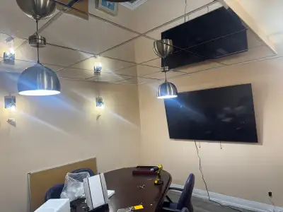 Hometech installers ltd Dealing in Any size of Tv wall mount In home or office We install it on perf...