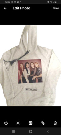 Blackpink lego and picture large sized hoodie 