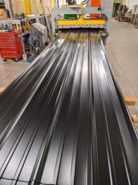 BUY DIRECT NEW BLACK STEEL ROOFING / SIDING