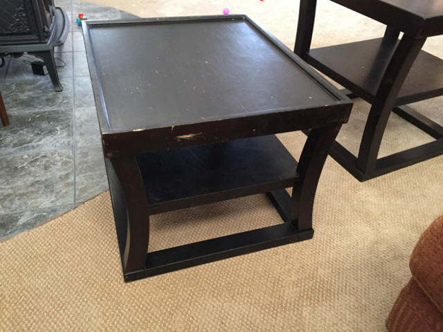 I deliver! Dark CoffeeTable in Arts & Collectibles in St. Albert - Image 2