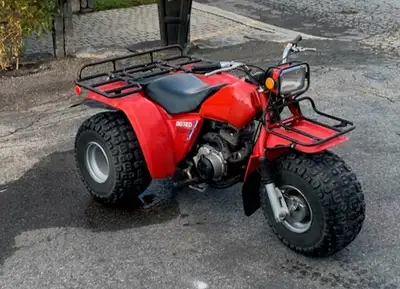 Honda “Big Red” Three-wheeler! Shaft drive High and low range, reverse New Carb, battery, and oil ch...