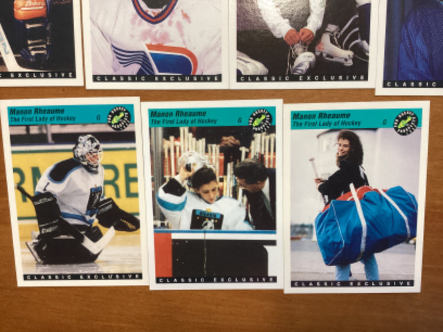 1993 CLASSIC PRO HOCKEY MANON RHEAUME CARD SET of 7 ! in Arts & Collectibles in City of Toronto - Image 3
