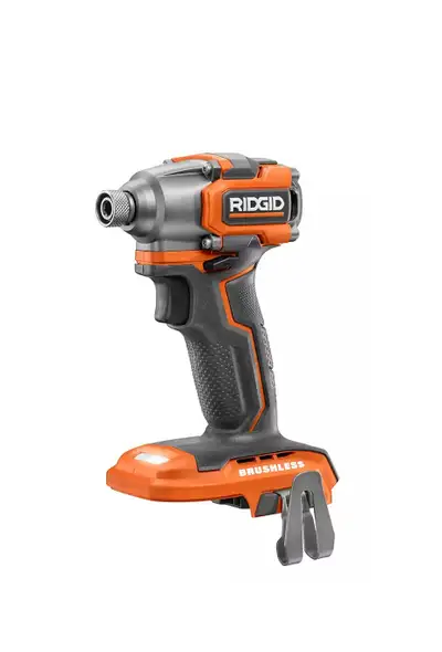 New! RIDGID 18V Brushless Sub-Compact 1/4" Impact Driver, View more