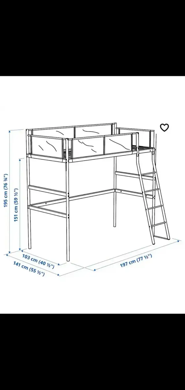 Lit superposé / lit mezzanine in Beds & Mattresses in Laval / North Shore - Image 3