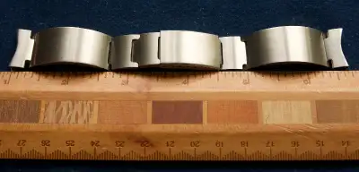 Vintage made in Japan stainless mens wrist watch band, View more