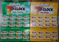 Gillette 7 O'clock Blades - Made in Russia