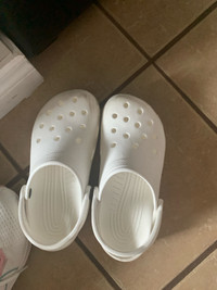 Size 8 women’s white crocs!!