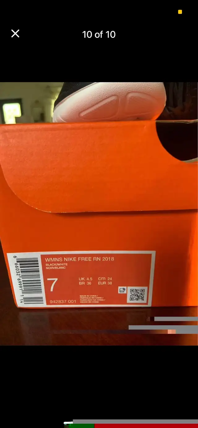 NEW WOMEN’S HIGH-END  ‘ NIKE FREE SIZE 7 RUNNERS  RN2018 in Women's - Shoes in Mississauga / Peel Region - Image 10